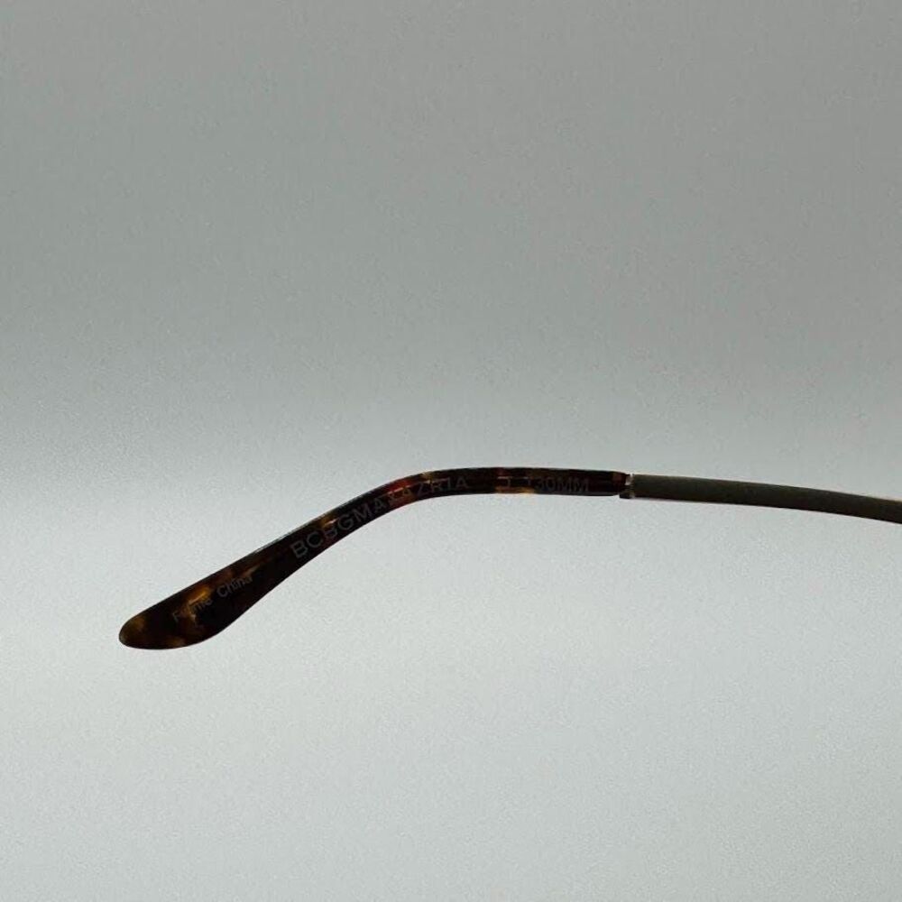 NOS Vintage Y2K Designer Sunglasses BCBG Max Azria | Luxe Tortoise Gold Cat Eye - Picture 10 of 11
